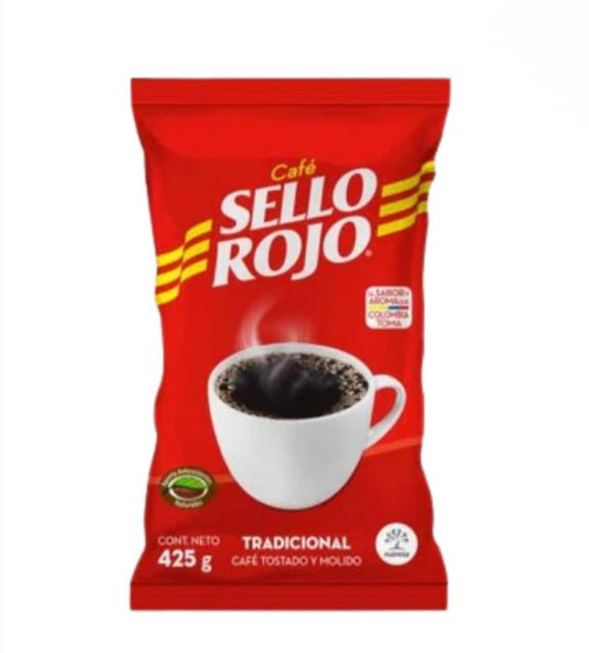 Sello rojo cafe tradicional bolsa x425gr