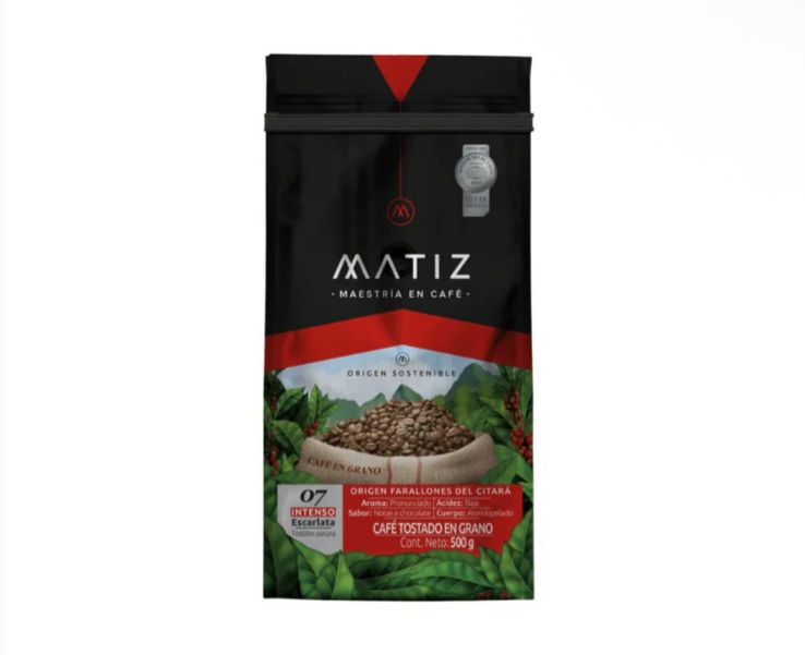 Cafe Matiz Tostado Grano Intenso Escarlata x500gr