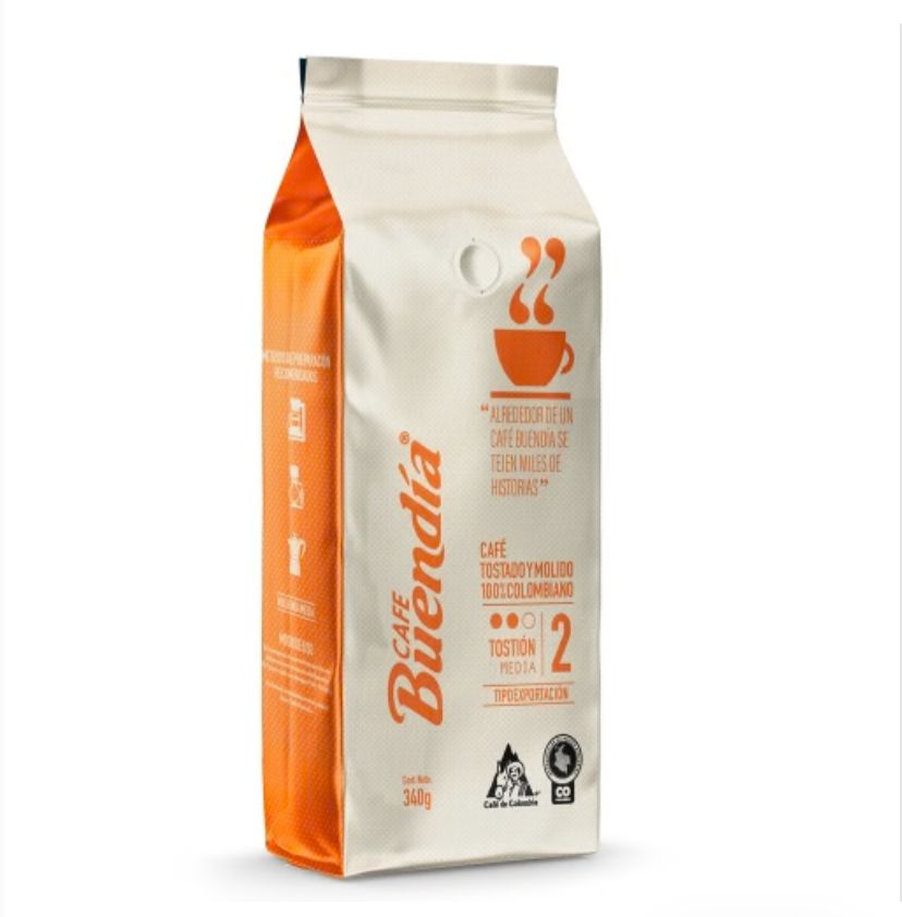 Cafe Buendia Molido Tostion Media x 340 gr