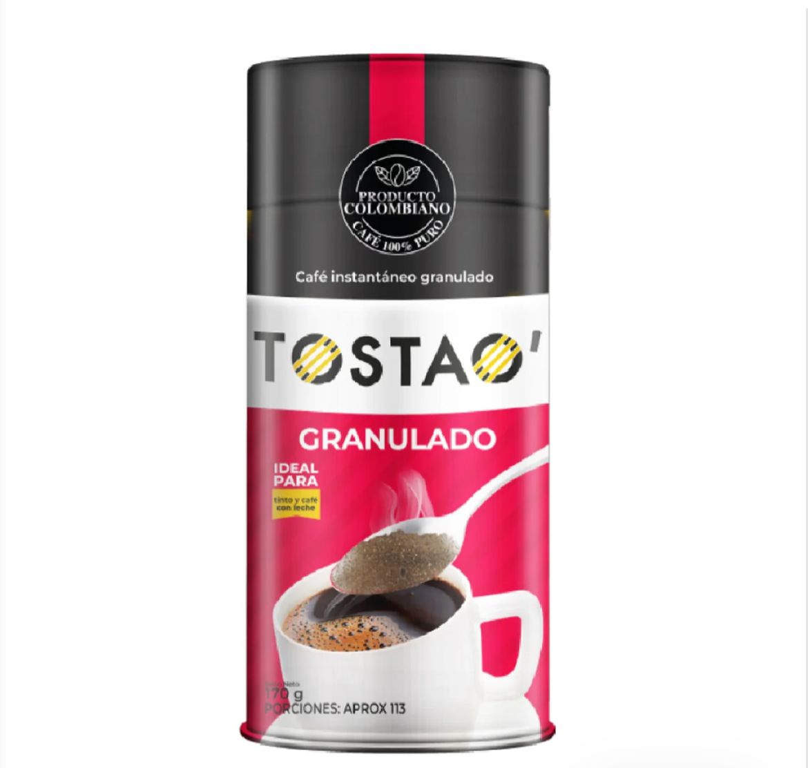 Tostao cafe instantaneo granulado x170gr
