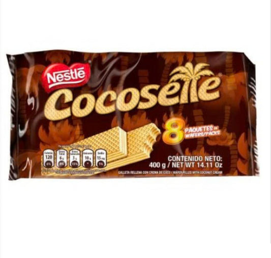 Cocosette Galleta de Coco Snack 400g - 8 unid