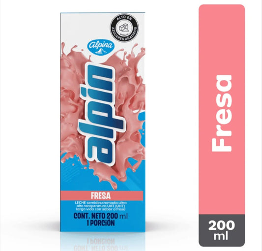 BEBIDA ALPIN 200ML UHT FRESA