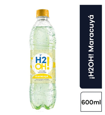 AGUA H2O SABOR MARACUYA X600ML