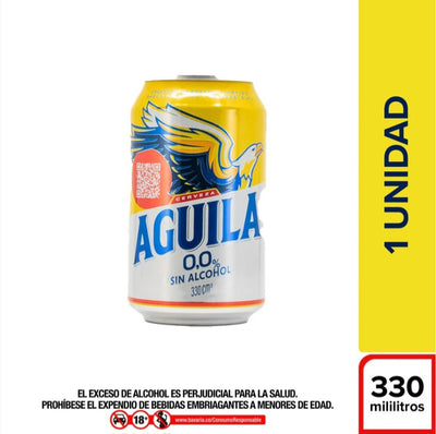 AGUILA cero lata (330 ml)